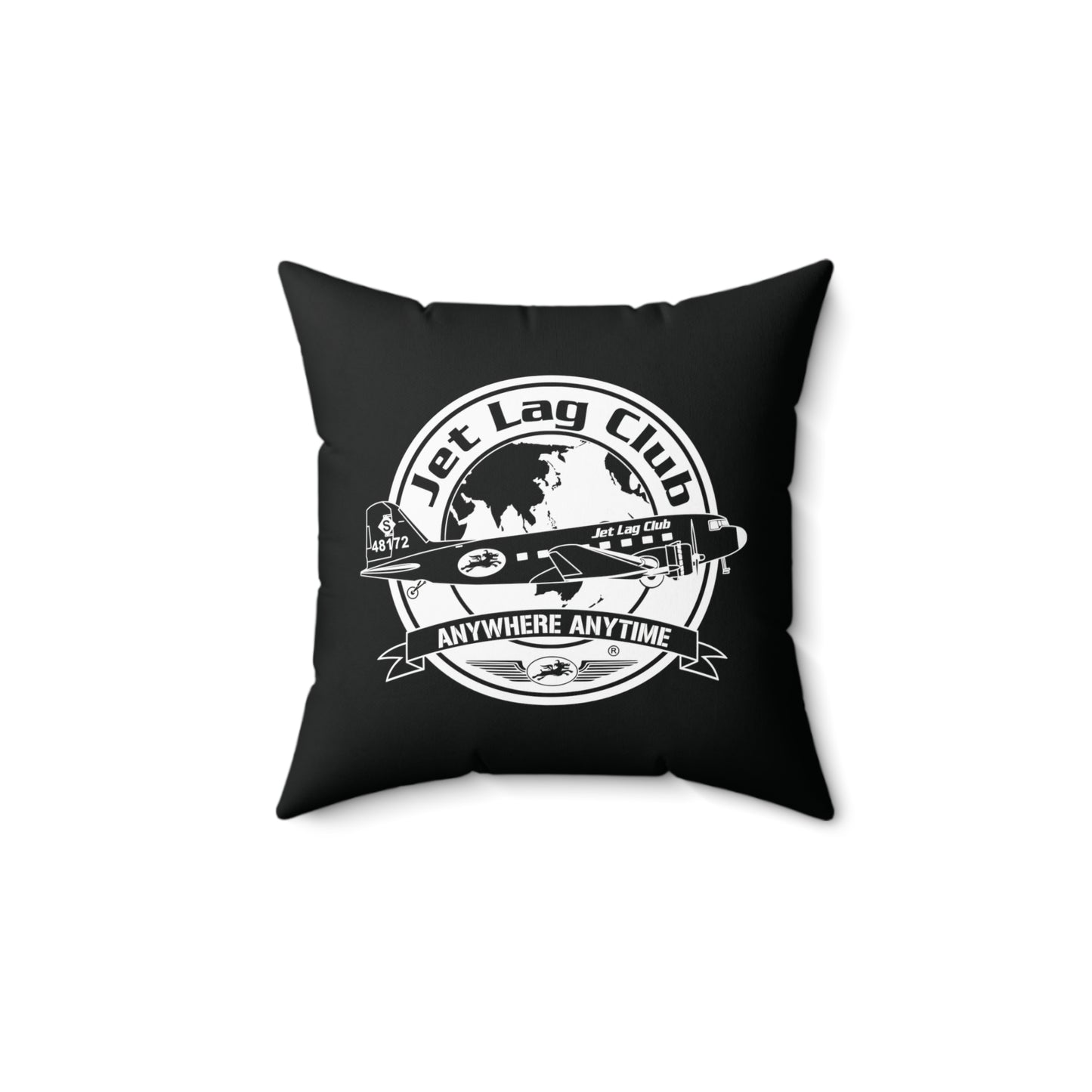 Jet Lag Club® Square Pillow