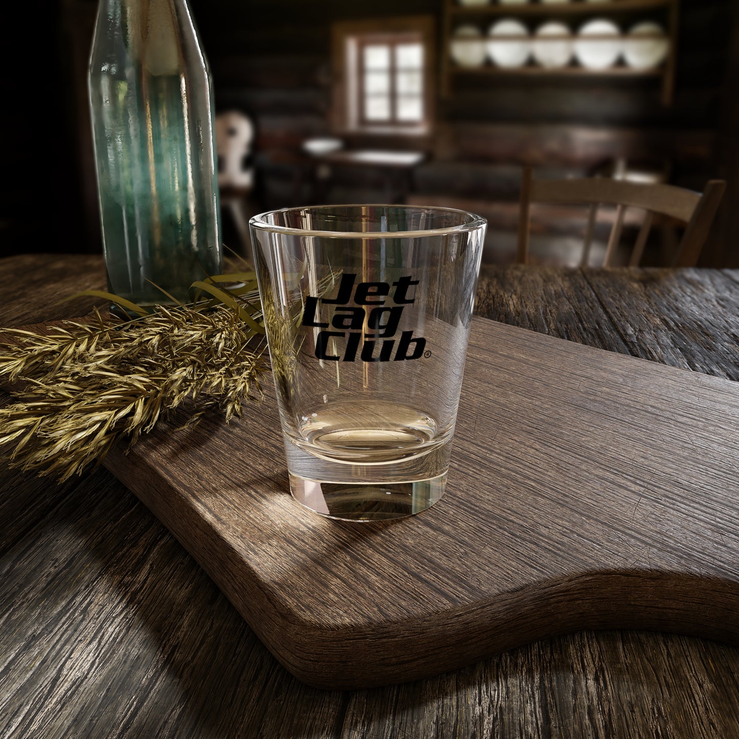 Jet Lag Club® New Wave Shot Glass