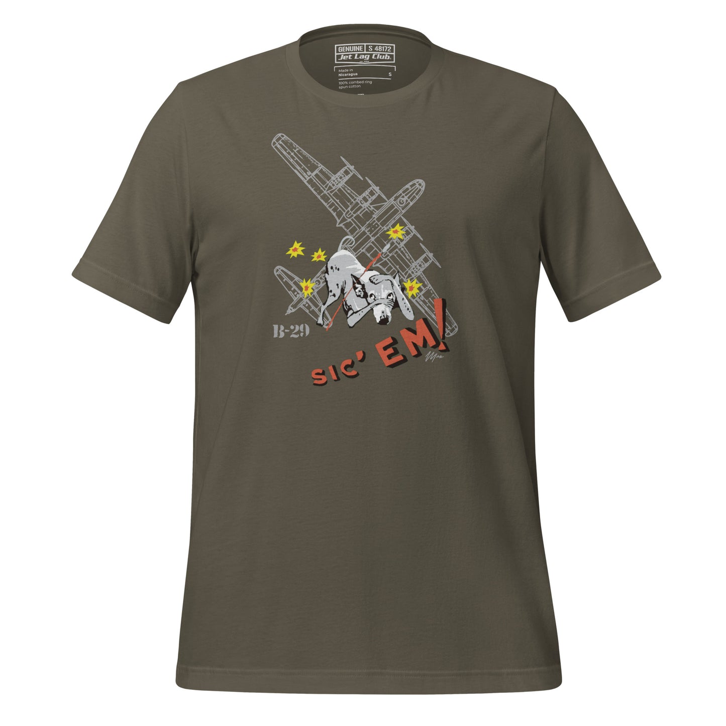 Jet Lag Club® Inop Sic' Em T-shirt