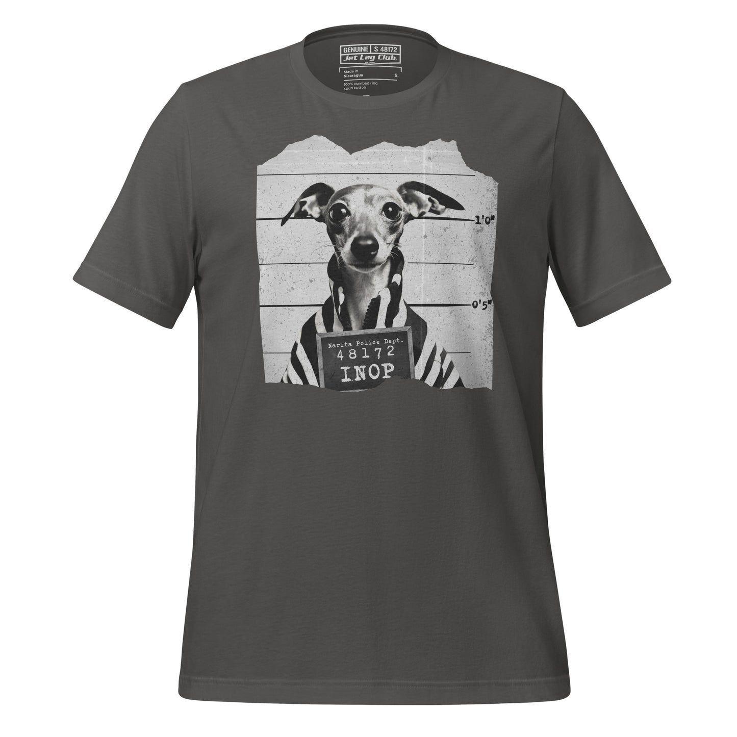 Jet Lag Club® Inop Mugshot T-shirt