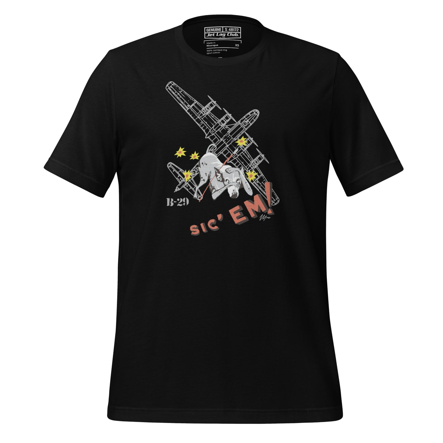 Jet Lag Club® Inop Sic' Em T-shirt