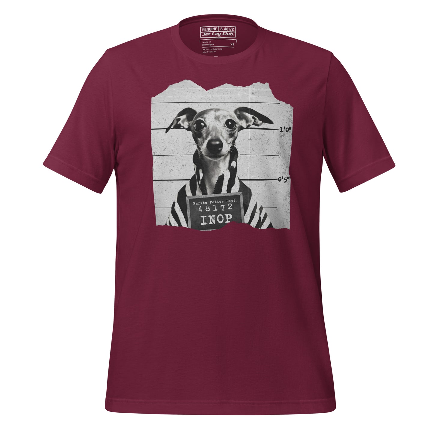 Jet Lag Club® Inop Mugshot T-shirt