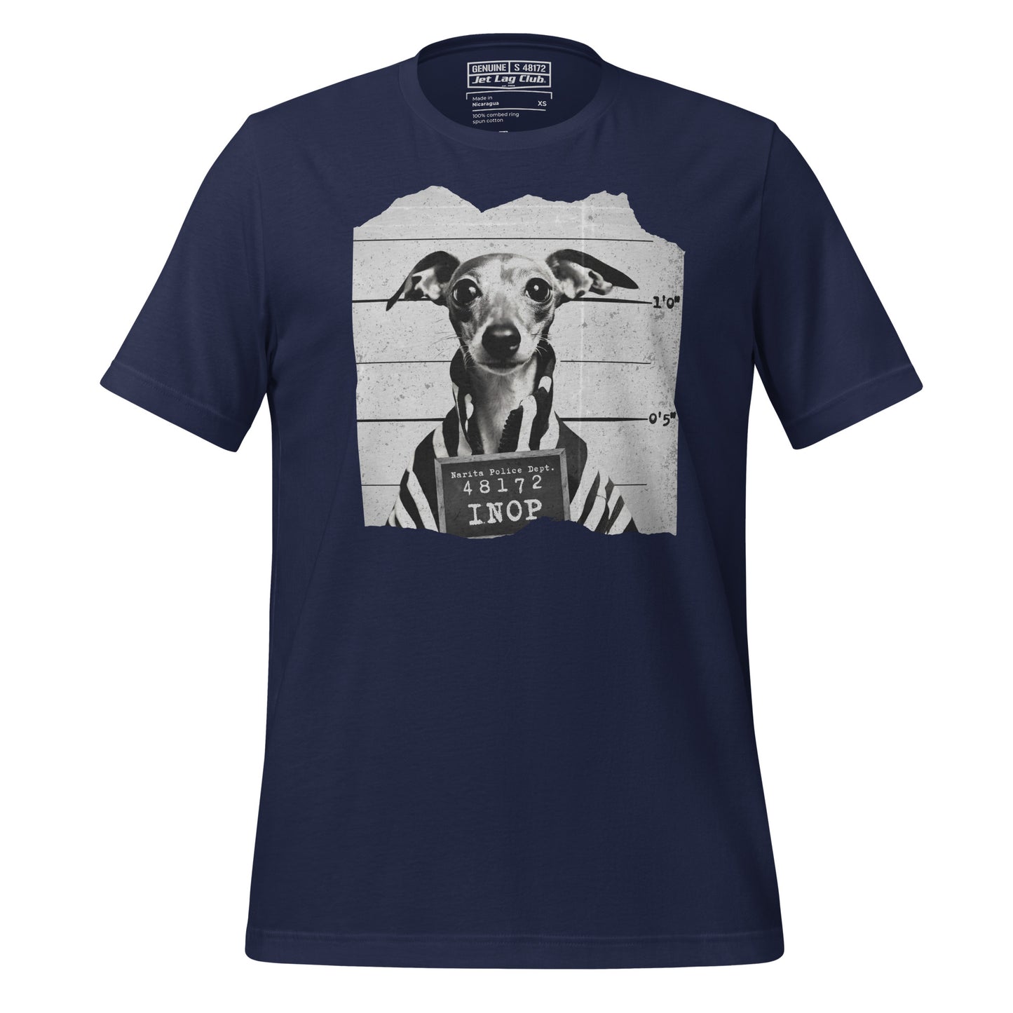 Jet Lag Club® Inop Mugshot T-shirt