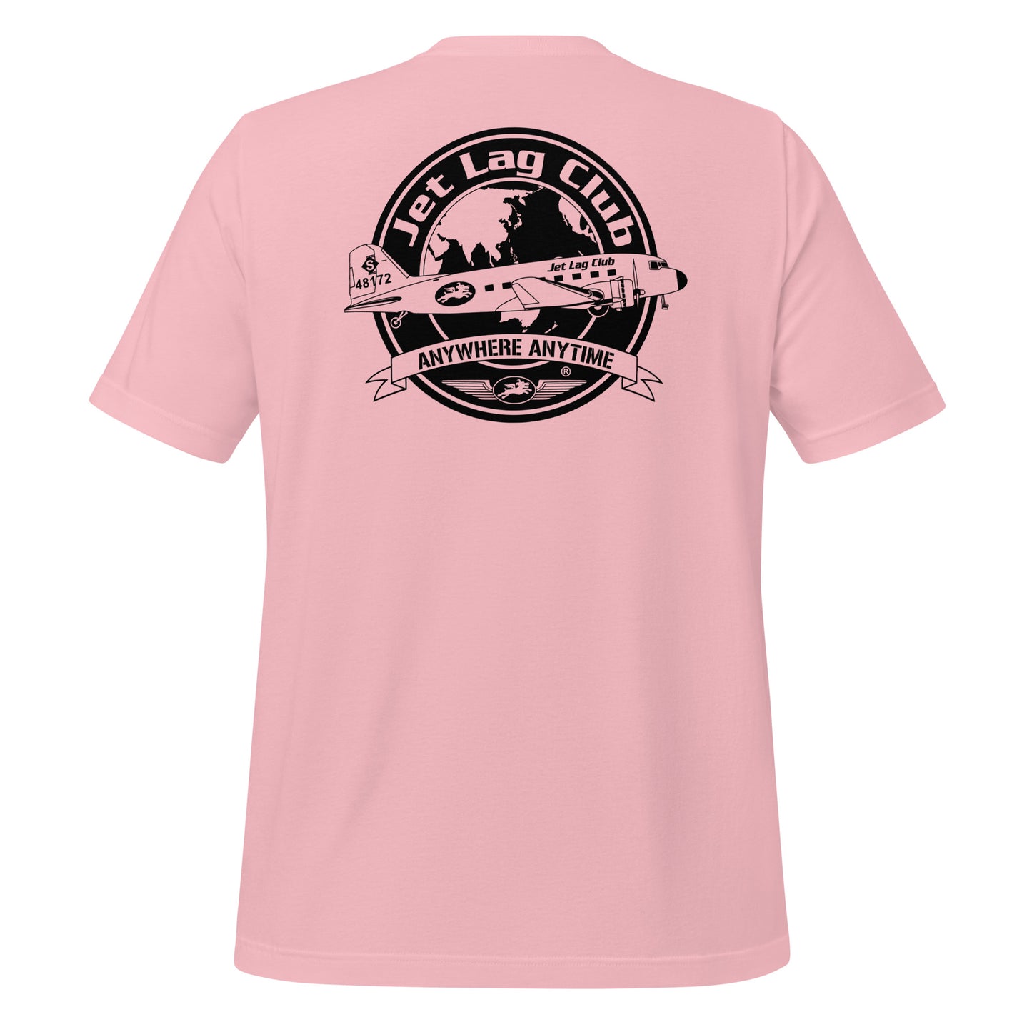 Jet Lag Club® Flying Dogs Chest T-shirt