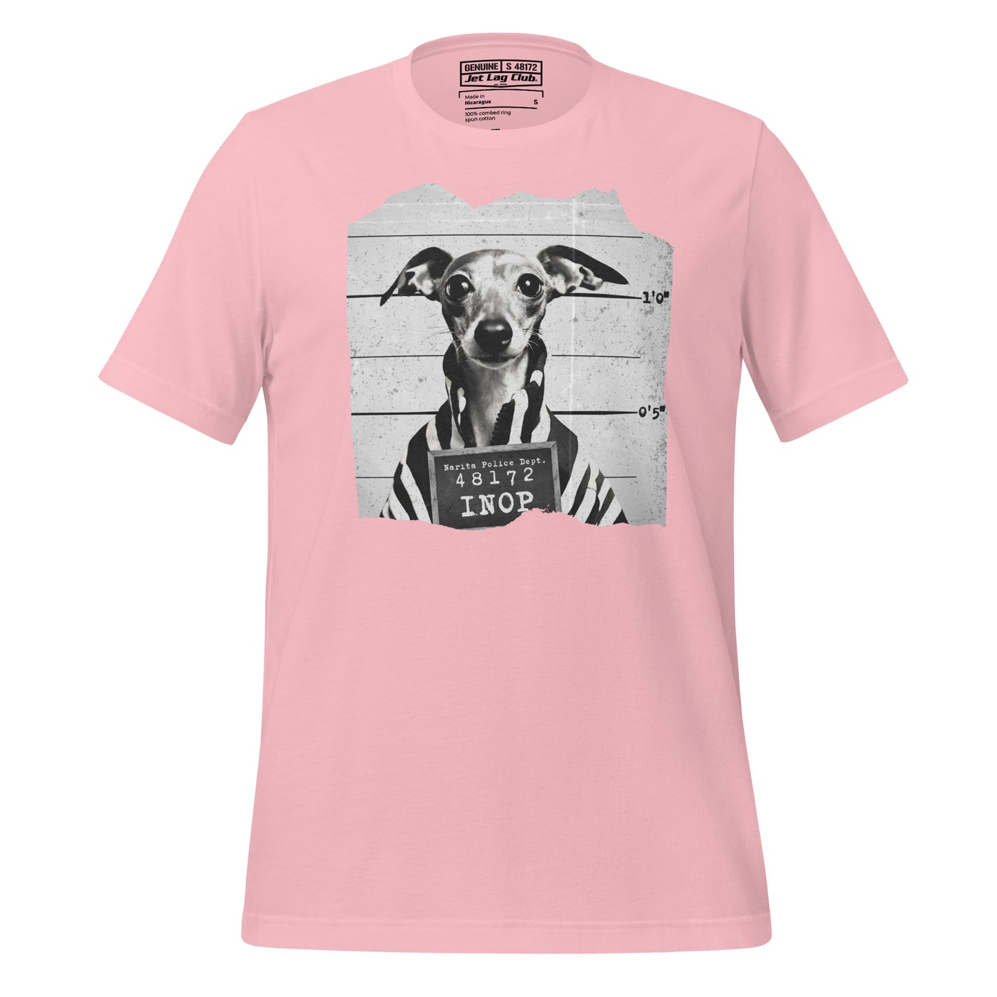Jet Lag Club® Inop Mugshot T-shirt