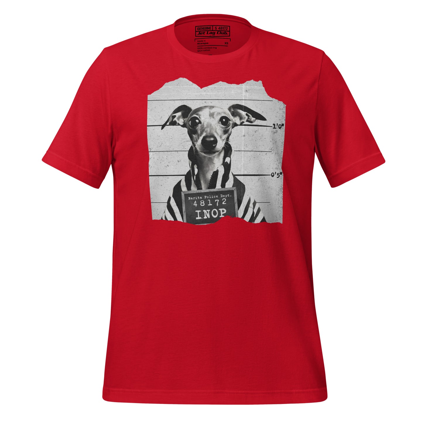 Jet Lag Club® Inop Mugshot T-shirt