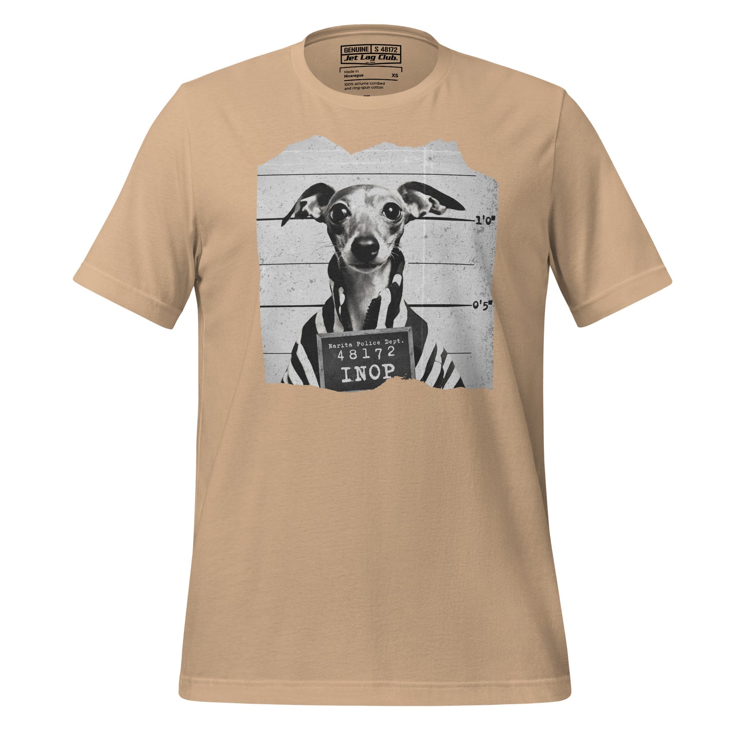 Jet Lag Club® Inop Mugshot T-shirt