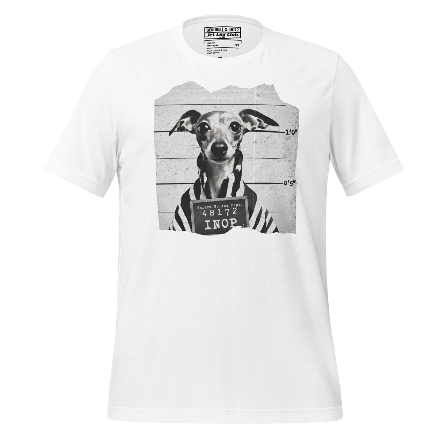 Jet Lag Club® Inop Mugshot T-shirt