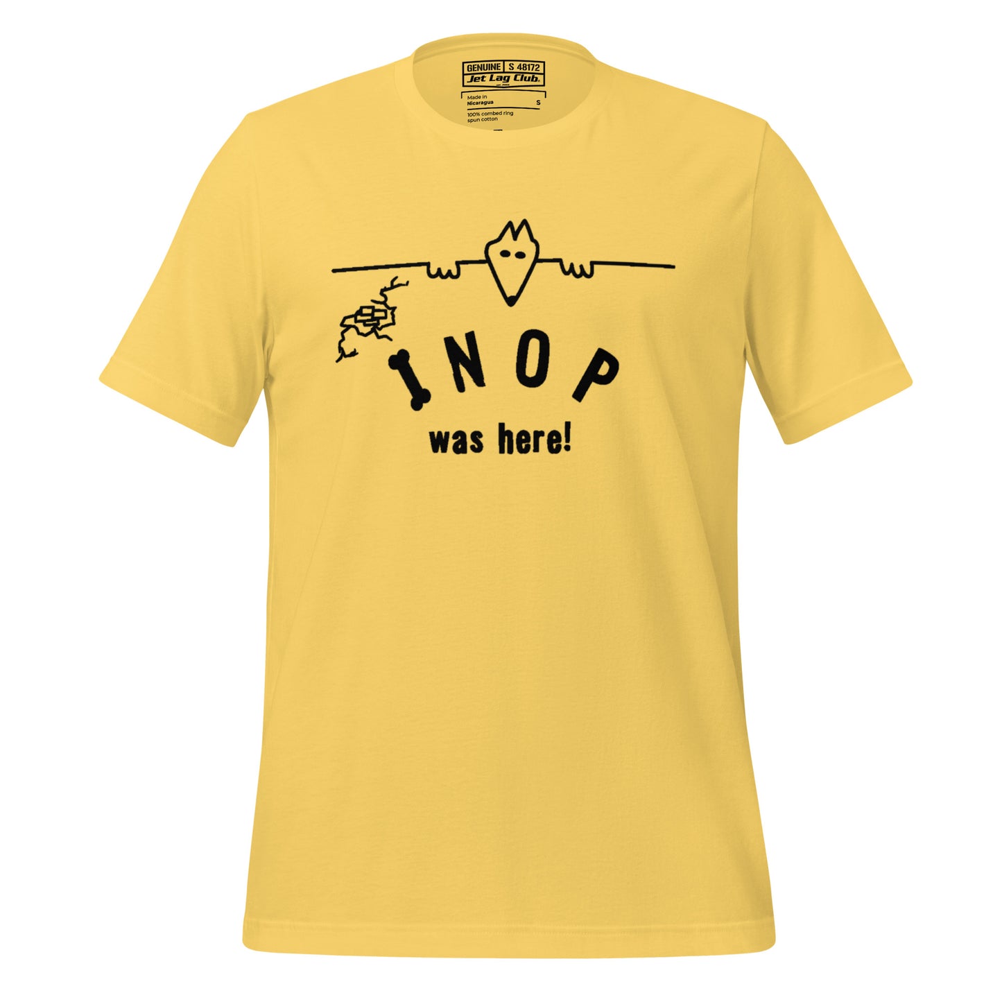 Jet Lag Club® Inop Was Here T-shirt