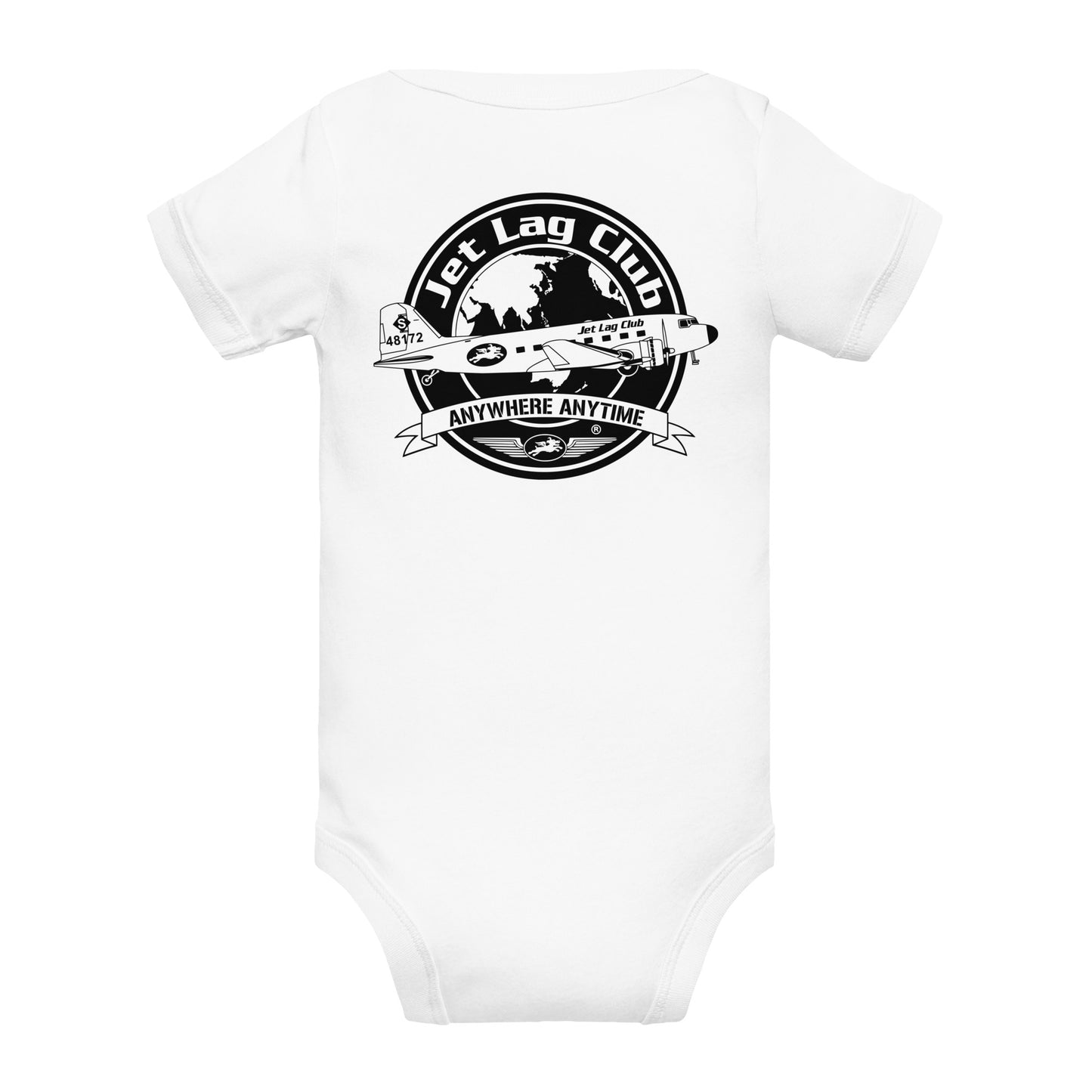 Jet Lag Club® Flying Dogs Onesie