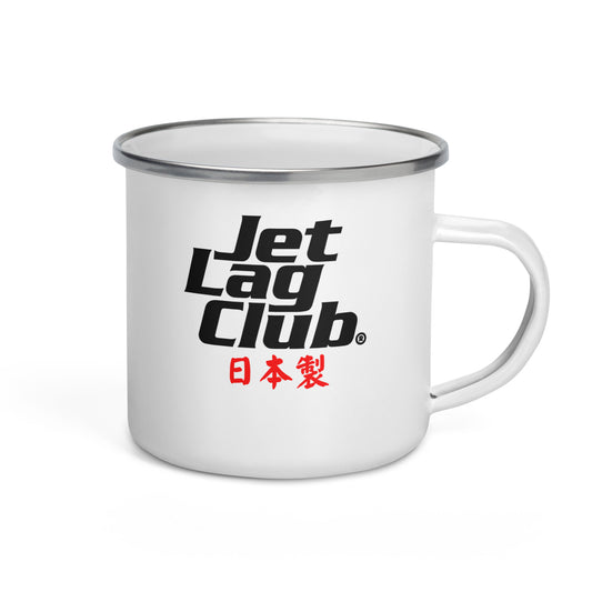 Jet Lag Club® New Wave Enamel Mug