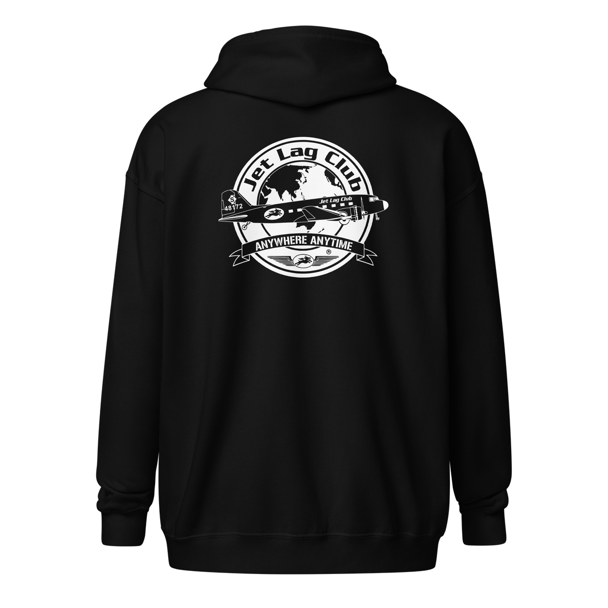 Jet Lag Club® Zip Hoodie