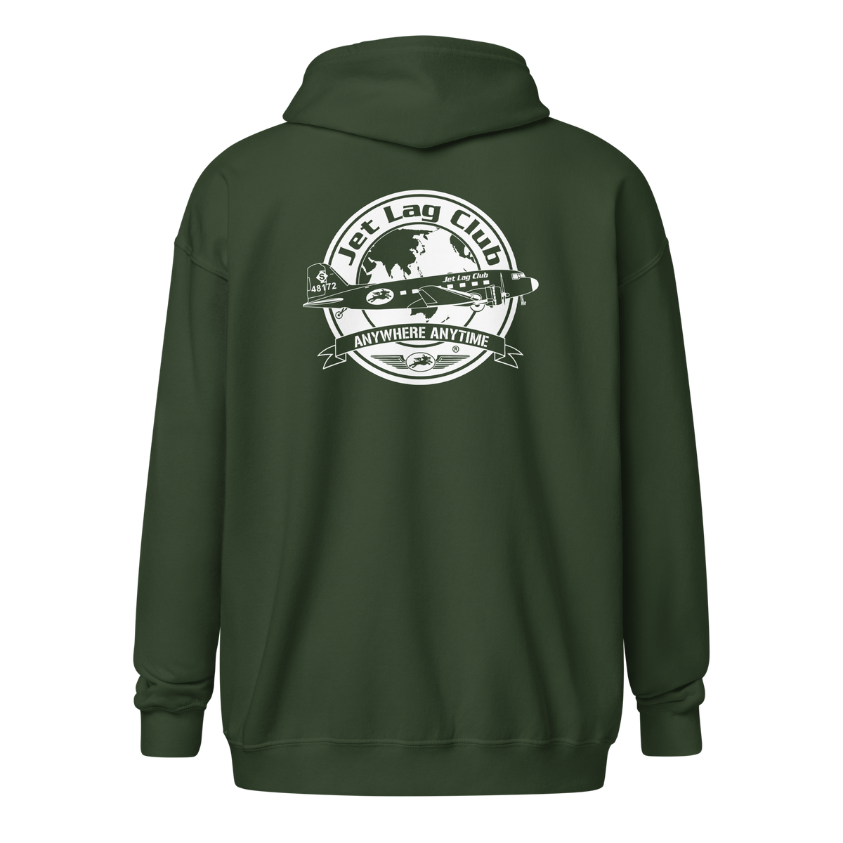 Jet Lag Club® Zip Hoodie