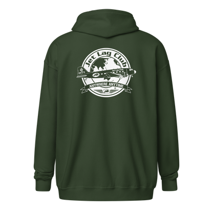 Jet Lag Club® Zip Hoodie