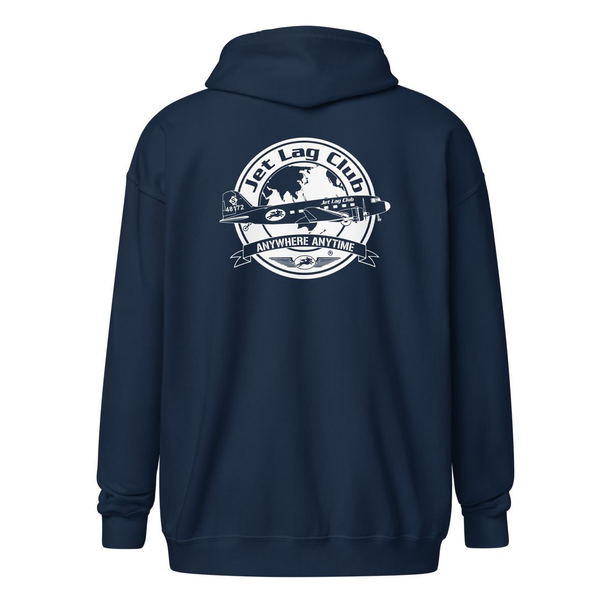 Jet Lag Club® Zip Hoodie