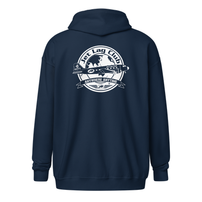 Jet Lag Club® Zip Hoodie