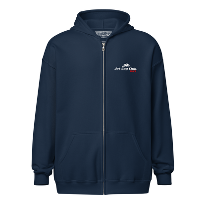 Jet Lag Club® Zip Hoodie