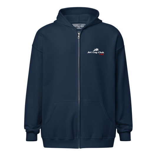 Jet Lag Club® Zip Hoodie