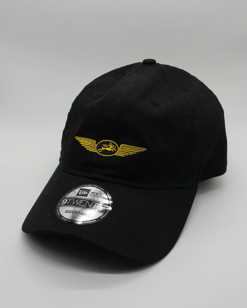 Jet Lag Club® New Era Gold Wings Baseball Cap