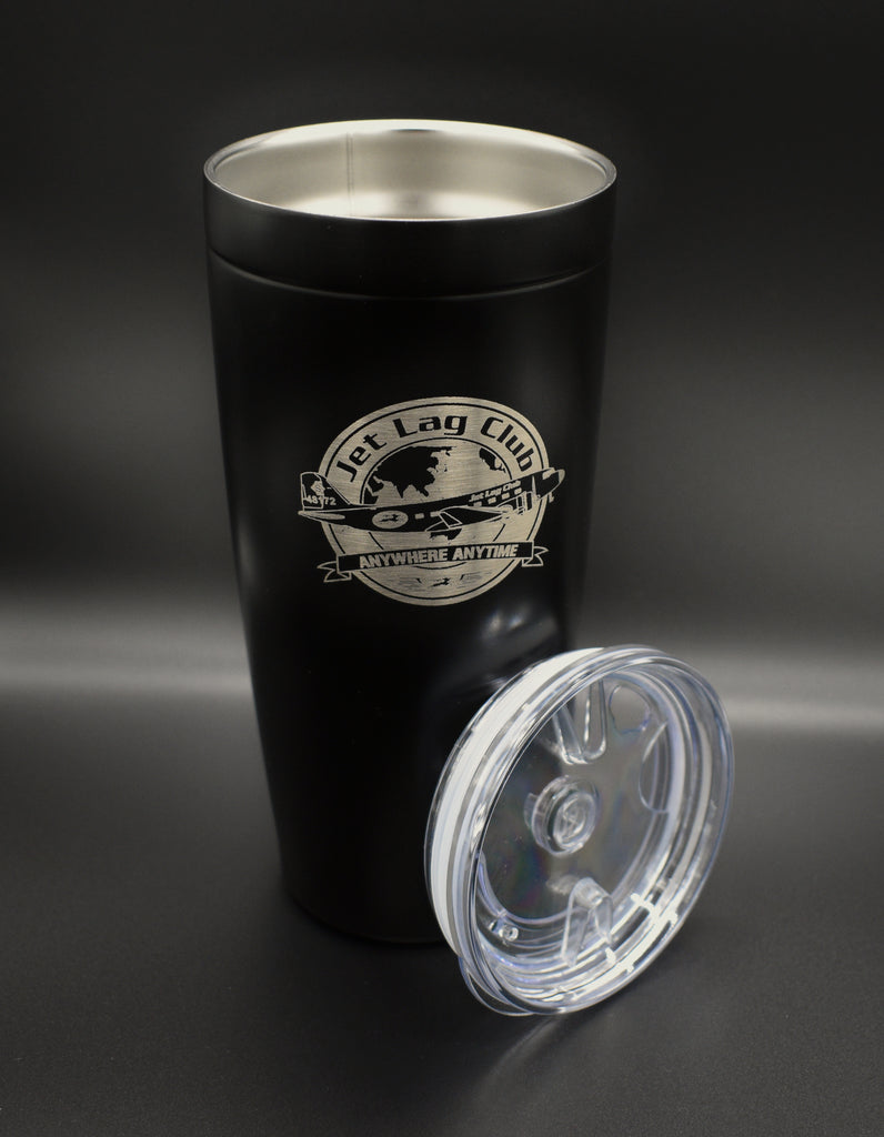 Living Life by the Seams - Custom Engraved Baseball YETI Tumbler